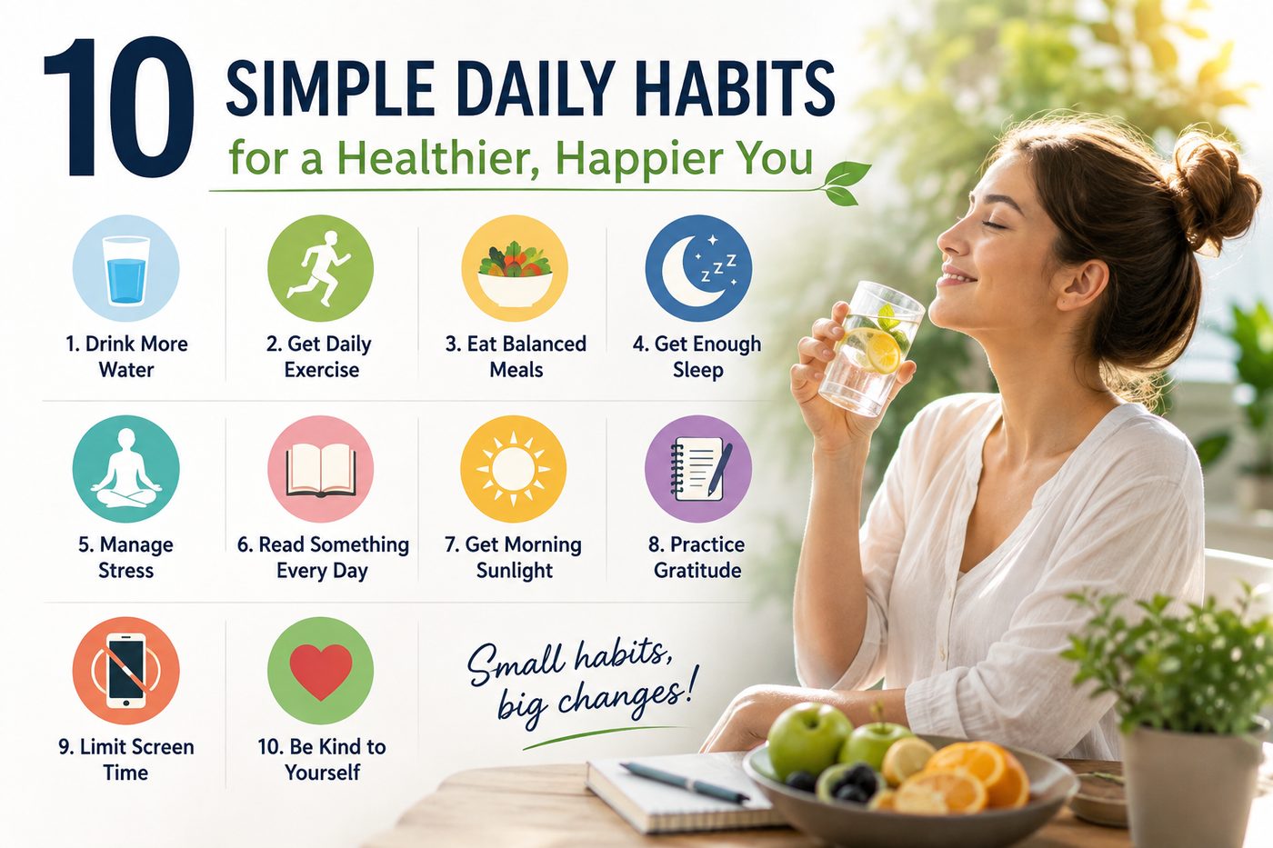 Simple Daily Habits for a Healthier and Happier Life