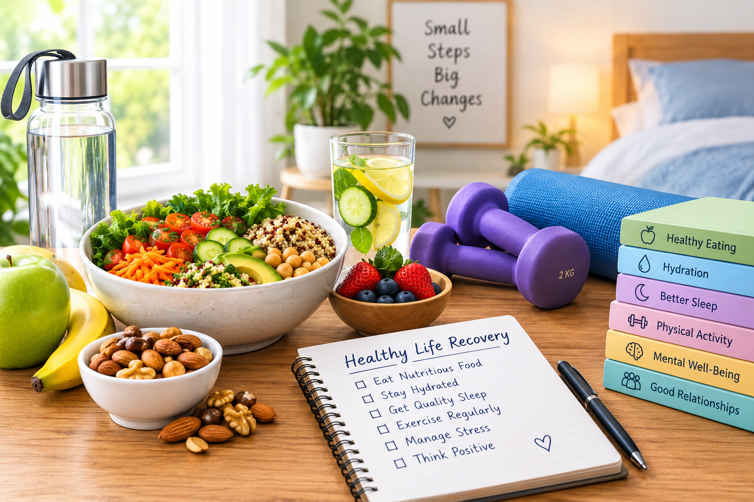 Healthy Lifestyle, Health Recovery, Wellness Tips, Healthy Habits, Mental Well-Being