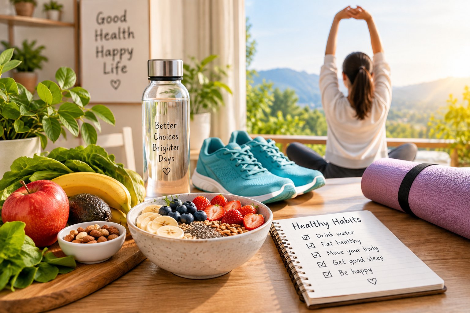 Healthy lifestyle habits for a happier and healthier life