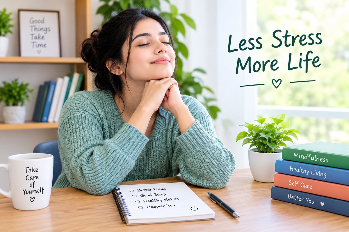 Stress management skills and relaxation for a healthier lifestyle.